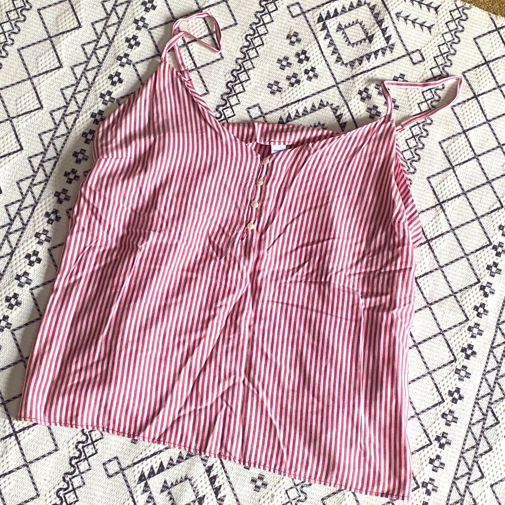 Old Navy Candy Striped Tank. XL. NWT.